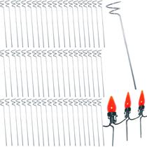 60 estacas metálicas de 30 cm para luzes de Natal C7 e C9 60 estacas metálicas de 30 cm para luzes de Natal C7 e C9