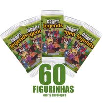 60 Figurinhas Gamers Minecraft Craft Legends Athos Bauers