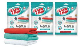 60 Lenço Antimancha Lave Roupa Colorida Sem Manchar Flash Limp
