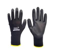 60 Luva Pu Epi Mecânico Tricotada Multitato Volk Trabalho