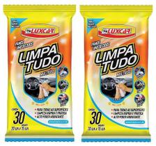 60 Panos Umedecidos Limpa Tudo Multiuso Luxcar