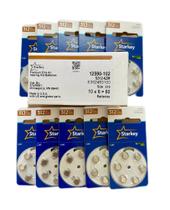 60 Pilhas Auditivas Starkey 312- Selo Marrom, 10 cartelas.