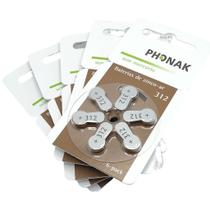 60 Pilhas Baterias Aparelho Auditivo Modelo 312 - Phonak (10 cartelas = 1 Caixa) 60 Pilhas Baterias Aparelho Auditivo Modelo 312 - Phonak (10 cartelas = 1 Caixa)