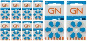 60 Pilhas/Baterias GN RESOUND para Aparelho Auditivo - tamanho 675 - SELO AZUL