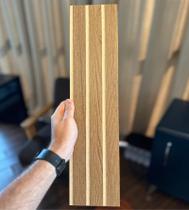 60 Placas Painel Ripado De Madeira em MDF Decorativa Autocolante