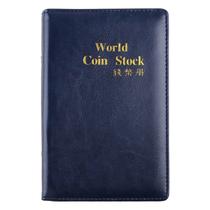 60 Pockets Coins Holder Álbum Dinheiro Armazenamento Livro Organizador Álbum de Coleção de Moedas - Azul