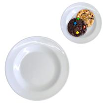 60 Pratos Para Sobremesa em Melamina Restaurantes 17,5cm 60 Pratos Para Sobremesa em Melamina Restaurantes 17,5cm