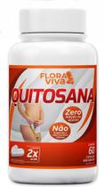 60 Quitosana Pura Natural 500mg - floraviva