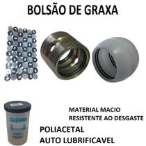 60 Reparo eixo s Guerra carreta material autolubrificavel poliacetal+aço com 60 kit G-1D-60 60 Reparo eixo s Guerra carreta material autolubrificavel poliacetal+aço com 60 kit G-1D-60