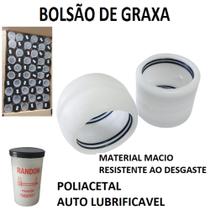 60 Reparo eixo s randon carreta material autolubrificavel poliaceta com 60 kit R-2D-60