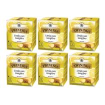 60 Sachês, Chá Twinings, Limão com Gengibre