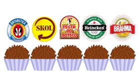 60 tag de doce tema boteco