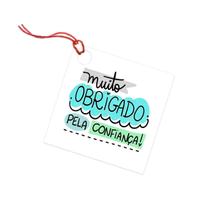 60 Tags Para Pacotes De Presente E Encomendas Com Furo