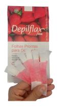 60 Tiras De Cera Depilatória Sobrancelhas E Buço Depilflax