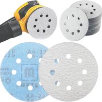 60 X Lixas Disco Anti-Empastamento 7 Polegadas 180mm 8 Furos Pluma Grão Lixadeira Politriz KaQi 60 X Lixas Disco Anti-Empastamento 7 Polegadas 180mm 8 Furos Pluma Grão Lixadeira Politriz KaQi