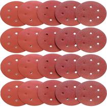 60 X Lixas Disco Grão 9 Polegadas 225mm 6 Furos Lixadeira Politriz Oficina Parede Teto Auto Pro