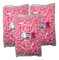 600 Mini Suspiros Lembrancinha 3x140g Rosa 600 Mini Suspiros Lembrancinha 3x140g Rosa