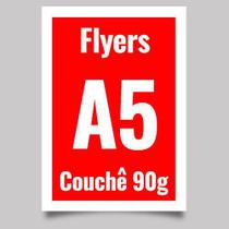600 Panfletos Flyers Personalizados 14,8x21cm (A5) 90g - Artsim Projetos Gráficos