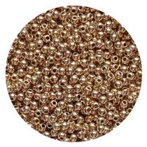 600 pçs miçanga bola lisa dourada 4mm p/ bijuterias, colares e pulseiras