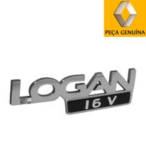 6001550572 - emblema (logan 16v) da tampa traseira - 2007 até 2014 - logan