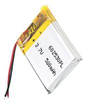 602530 2 Fios 3,7v 6mm X 25mm X 30mm 500mah Bateria. 602530 2 Fios 3,7v 6mm X 25mm X 30mm 500mah Bateria.