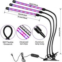 60led 3 cabeças planta crescer luz, para plantas interiores