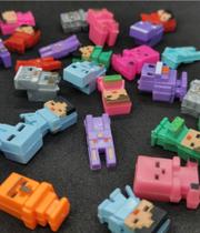 60UN Brinquedos Minecraft Pequenos. Lembrancinhas para Festas MInecraft. (avulso, sem capsula).