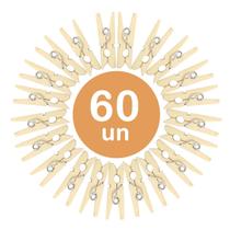 60un Mini prendedor pregador grampos madeira natural 60un Mini prendedor pregador grampos madeira natural