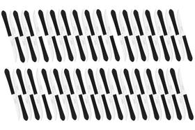 60x Faca Churrasco Tramontina Inox Cabo Polipropileno Preto 4 Pol