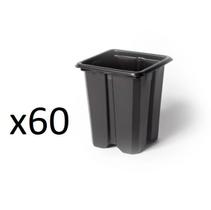 60X Pote Para Mudas Sementeira 8cm NUTRIPLAST
