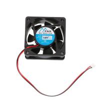 60x60x25mm CPU Cooling Fan 12V 24V 2pin Silent Cooling Fan CPU Cooler Chassis Radiador de Chassi para desktop Computador 3200RPM Ventilador - Branco - 7