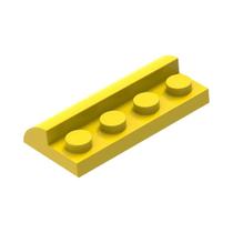 61 Peças 6081W Blocos De Canto Curvos Com Fundo Plano 4x2x(1+1/3) Acessórios De Cor Moc Para Blocos