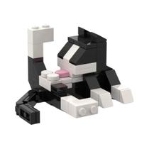 62 Peças De Figuras De Gato Blocos De Montar DIY MOC Brinquedos Educativos Para Crianças Presente De 62 Peças De Figuras De Gato Blocos De Montar DIY MOC Brinquedos Educativos Para Crianças Presente De