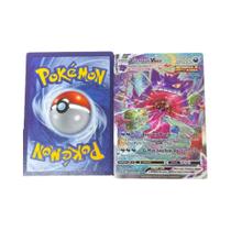 63x88mm Anime Gengar VMAX PTCG Cartões De Jogo Versão Em Inglês Refrativo Colorido Flash Textura