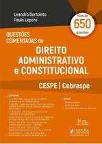 650+ Questões Comentadas de Direito Administrativo e Constitucional - 3ª Edição (2020) - Juspodivm -