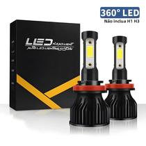 6500K LED lâmpadas de farol de carro 2pcs feixe alto e baixo H11 H4 H7 H1 H3 9005 9006 luzes de