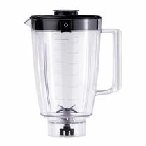 6580 - Copo Compatível com Walita Daily/ Ri 2101 / Ri 2102 / Ri 2103 Cristal - Tampa Preta 6580 - Copo Compatível com Walita Daily/ Ri 2101 / Ri 2102 / Ri 2103 Cristal - Tampa Preta