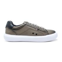 672GRF-Tênis Masculino Original em Couro Nikkosoft - Conforto e Estilo Casual