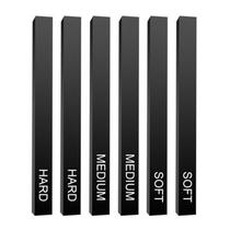 6Kit Black Charcoal Sketch Square para esboçar ferramenta de sombreamento stick soft médio hard kid adulto desenho material artesanal