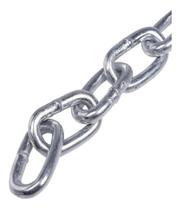 6mt Corrente Elo Curto Soldada Zincada 6,00Mm Estacionamento