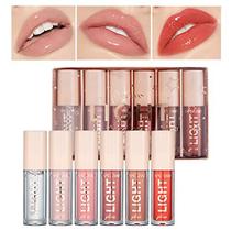 6Pcs batom líquido Makeup Set Kit, Longa Duração impermeável Lip Gloss Lip Glaze Set, Pigmented Lip Makeup Gift Sets para meninas e mulheres