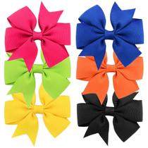 6pcs. Laço Para Cabelo Infantil Adulto Jacaré Várias Cores 6pcs. Laço Para Cabelo Infantil Adulto Jacaré Várias Cores