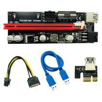 6pcs mais novo Ver009 USB 3.0 Pci-E Riser Ver 009S Expre