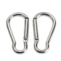 6pcs. Mini Mosquetão De Alumínio Clipe P/ Camping Chaveiro