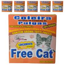 6un coleira antipulga para gatos Free Cat 6un coleira antipulga para gatos Free Cat