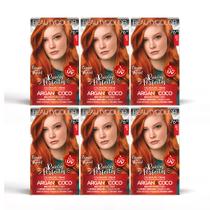 6un Coloração Kit Beautycolor 76.44 Ruivo Absoluto 6un Coloração Kit Beautycolor 76.44 Ruivo Absoluto