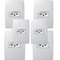 6un - Conjunto 4x2 Tomada 2P+T 10A Pialplus 615080 6un - Conjunto 4x2 Tomada 2P+T 10A Pialplus 615080