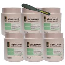 6UN Creme Esfoliante Média Abrasão 1KG Hidramais+ Espátula