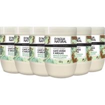 6UN Creme Massagem Café Verde Argila 650G D'agua natural