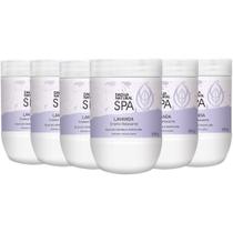 6UN Creme Massagem Relaxante SPA Lavanda 650G DAgua Natural